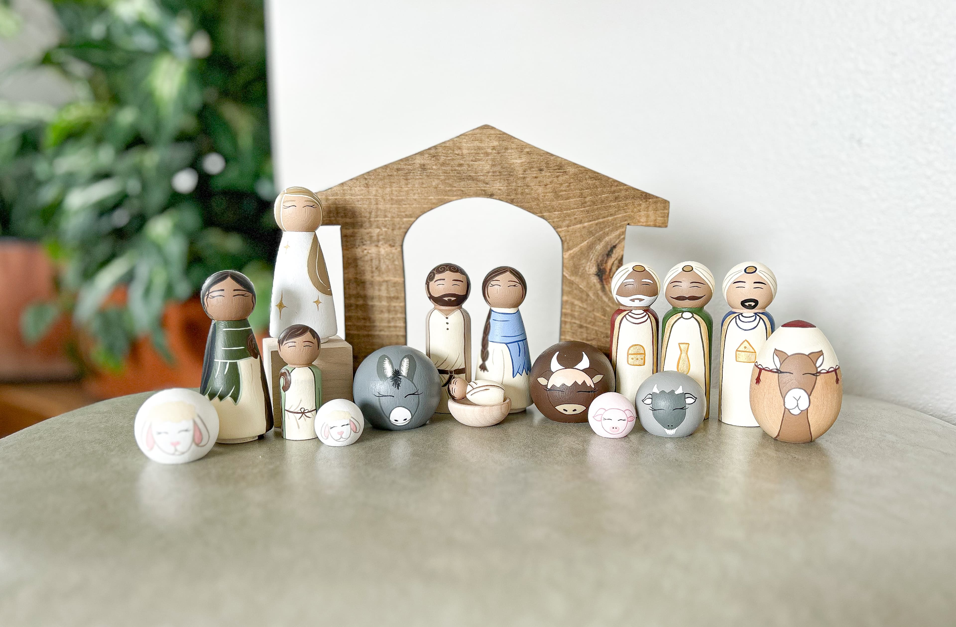 Heirloom peg dolls